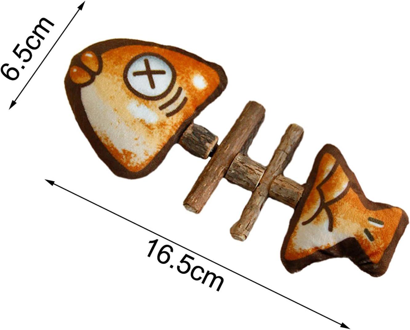 Grilled Fish Cat Toy with Silvervine