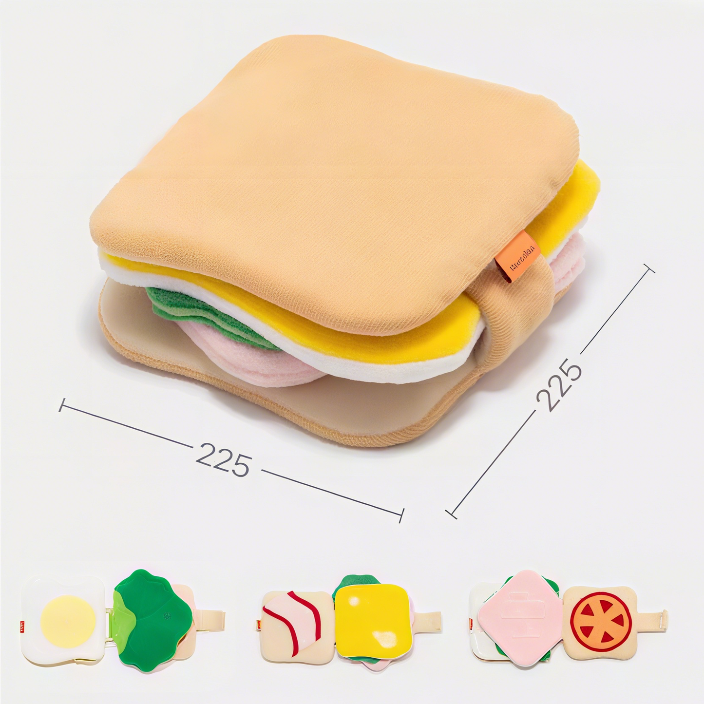 Sandwich Snuffle Dog Toy