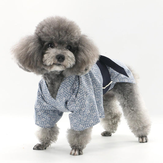 Dog Japanese Yukata Kimono