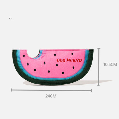 Watermelon Flying Disc Dog Toy