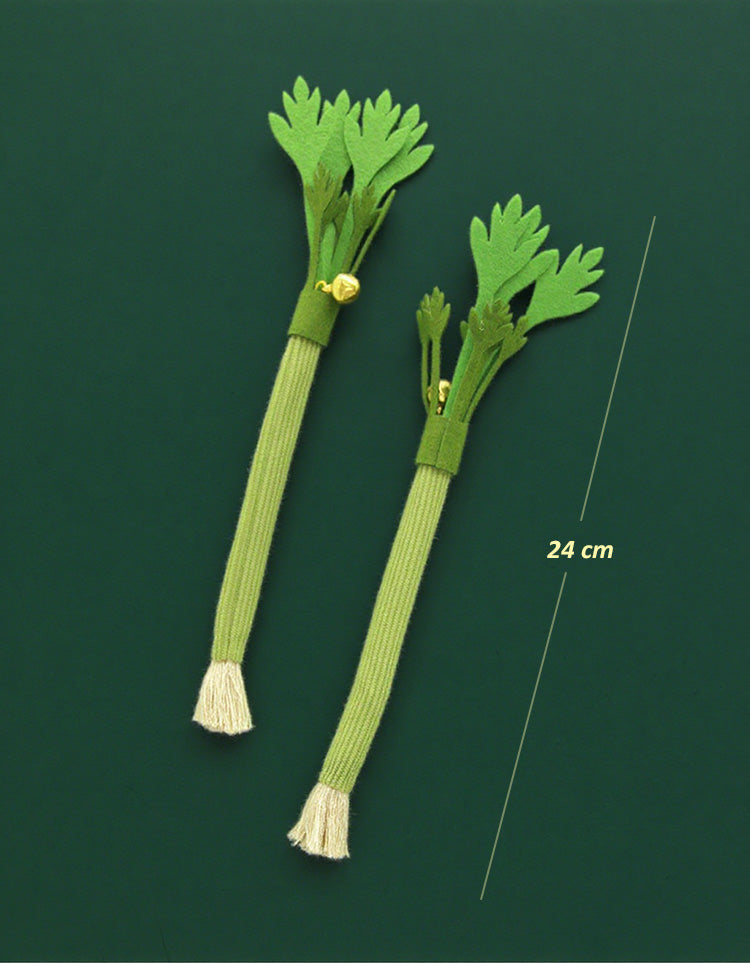 Celery Cat Toy with Bell & Silvervine