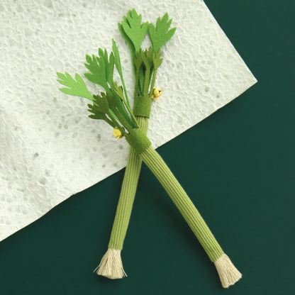 Celery Cat Toy with Bell & Silvervine