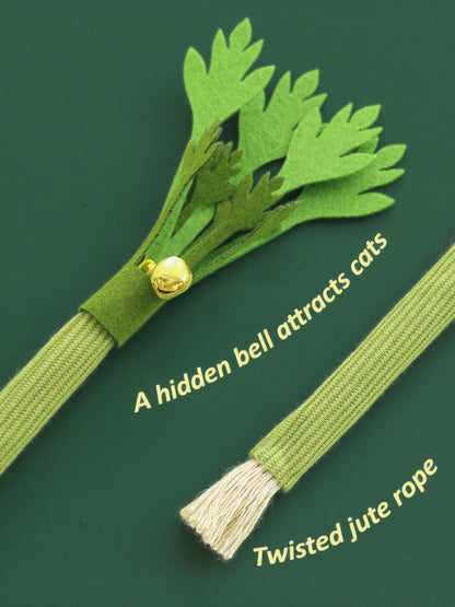 Celery Cat Toy with Bell & Silvervine