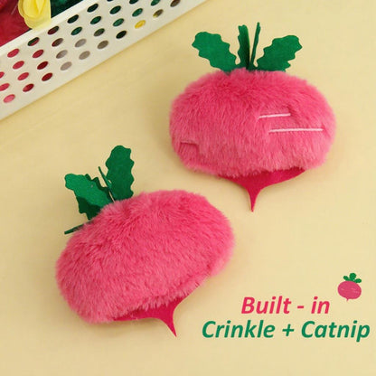 Crinkle Veggie Cat Toys