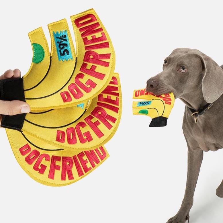Banana Flying Disc Dog Toy
