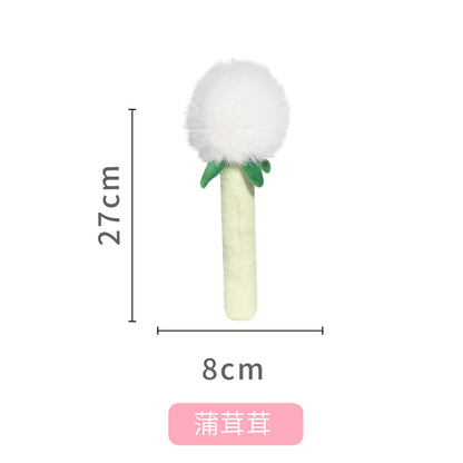 Flower Plush Dog Toys Set