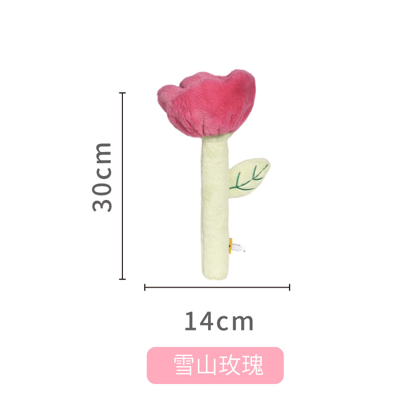 Flower Plush Dog Toys Set