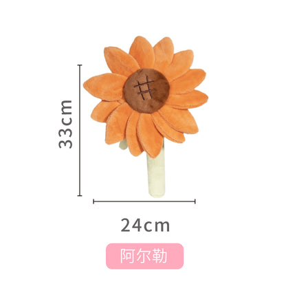 Flower Plush Dog Toys Set