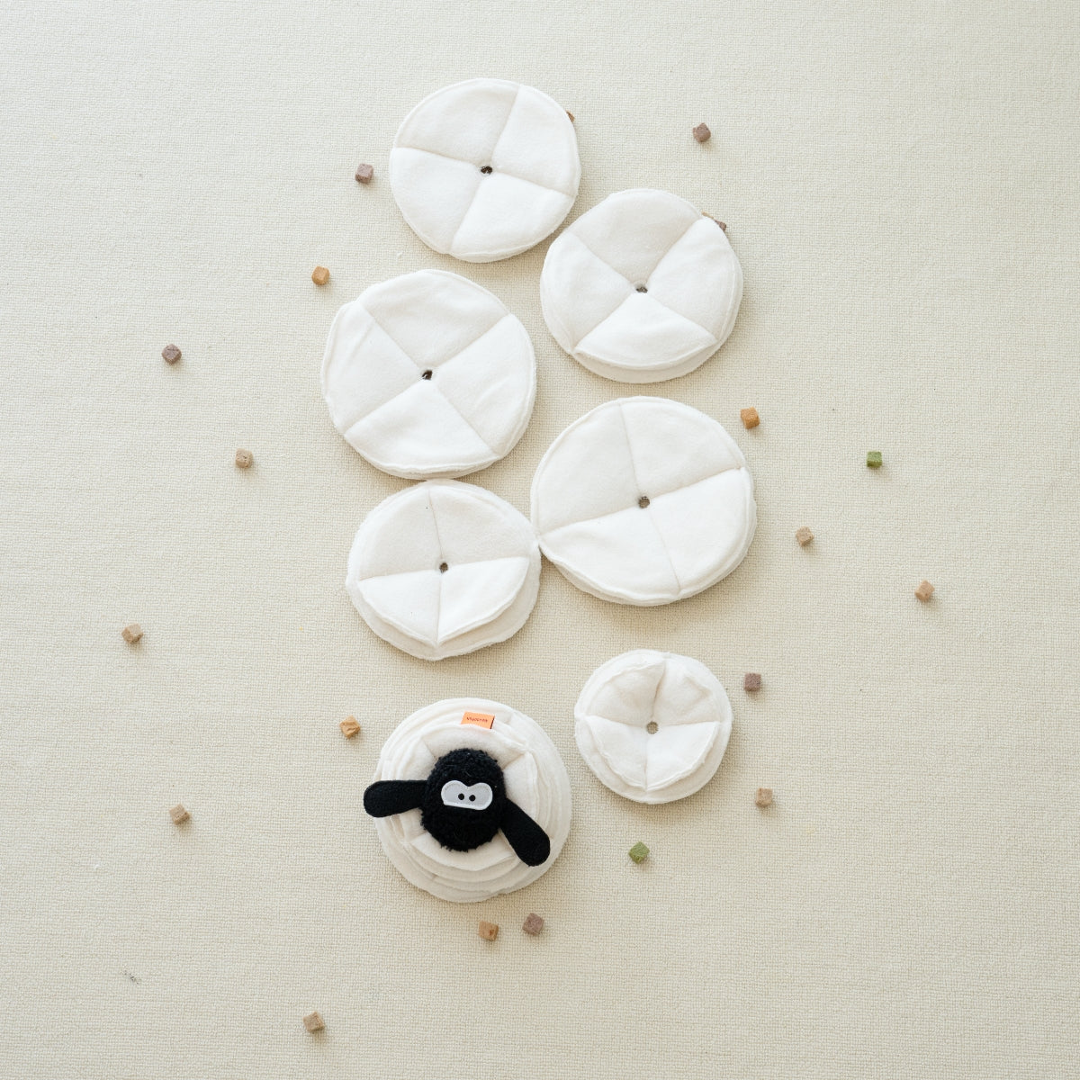 Fluffy Sheep Snuffle Dog Toy