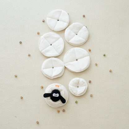 Fluffy Sheep Snuffle Dog Toy