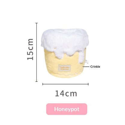 Flower Plush Dog Toys Set